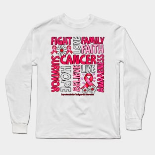 Supraventricular Tachycardia Awareness - Fight love survivor ribbon Long Sleeve T-Shirt